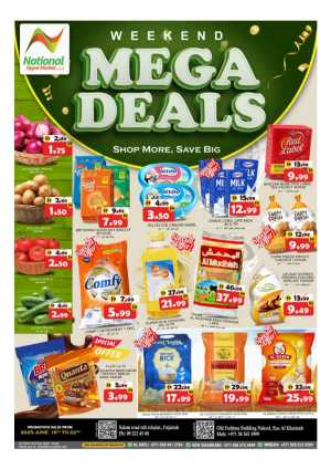 Weekend Mega Deals In National Hypermarket Fujairah,Ras al Khaimah