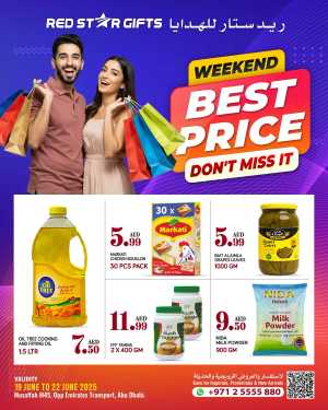 Weekend best price In Red Star Gifts Abu Dhabi