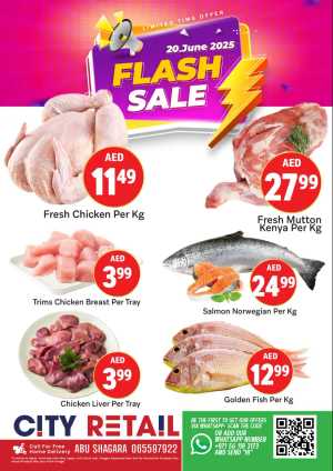Flash sale In City Retail Sharjah / Ajman
