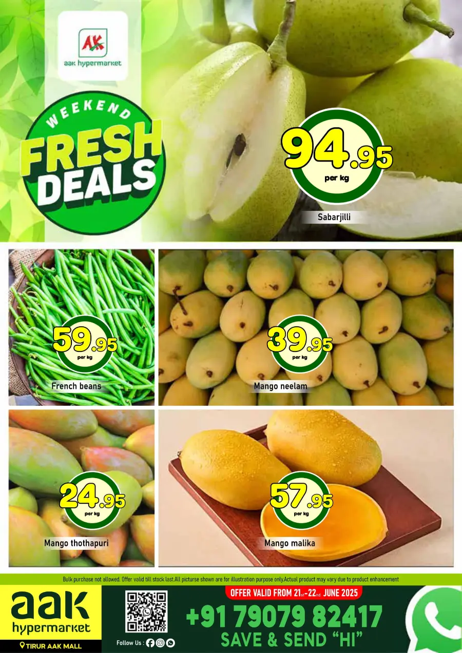 Weekend fresh deal In AAK Hypermarket undefined