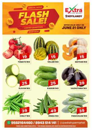 Flash sale In Extra hypermarket Calicut