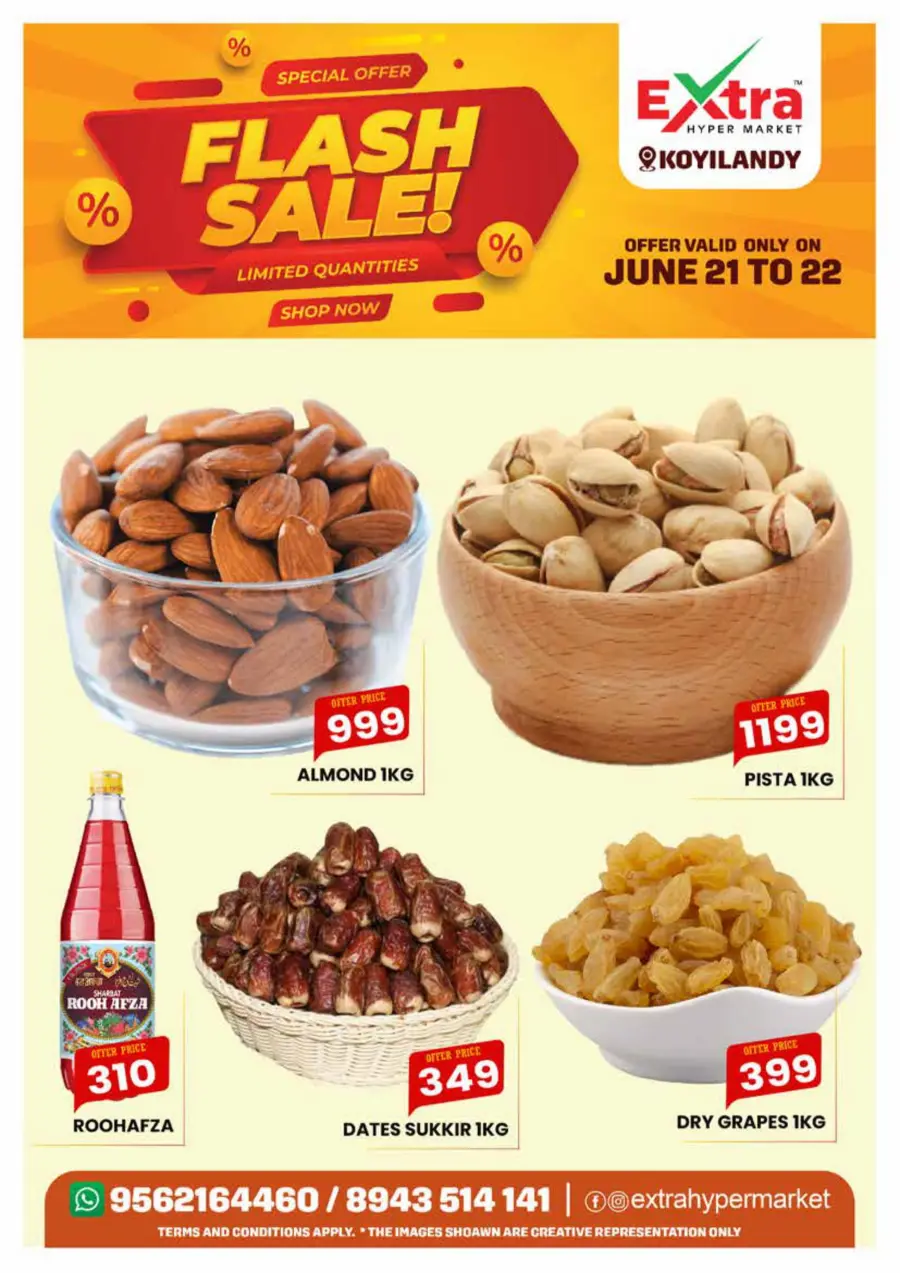 Flash sale In Extra hypermarket undefined