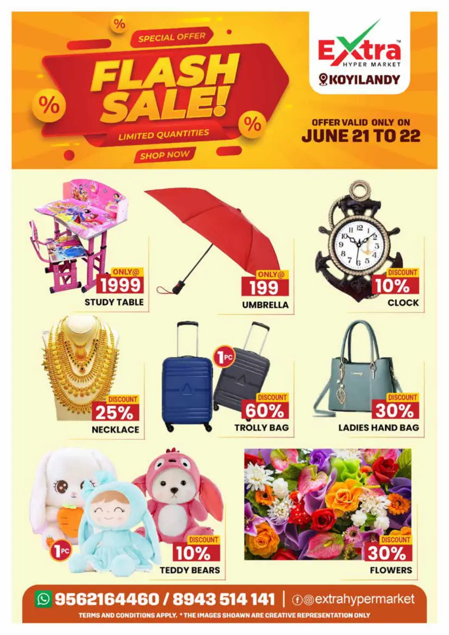 Flash sale In Extra hypermarket undefined
