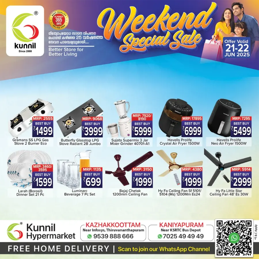 Weekend Special Sale In Kunnil Hypermarket Trivandrum