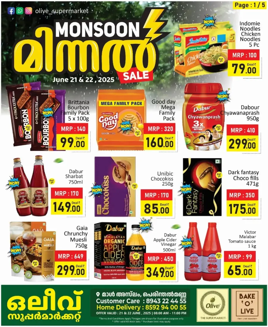 Mansoon Sale In OLIVE Supermarket undefined