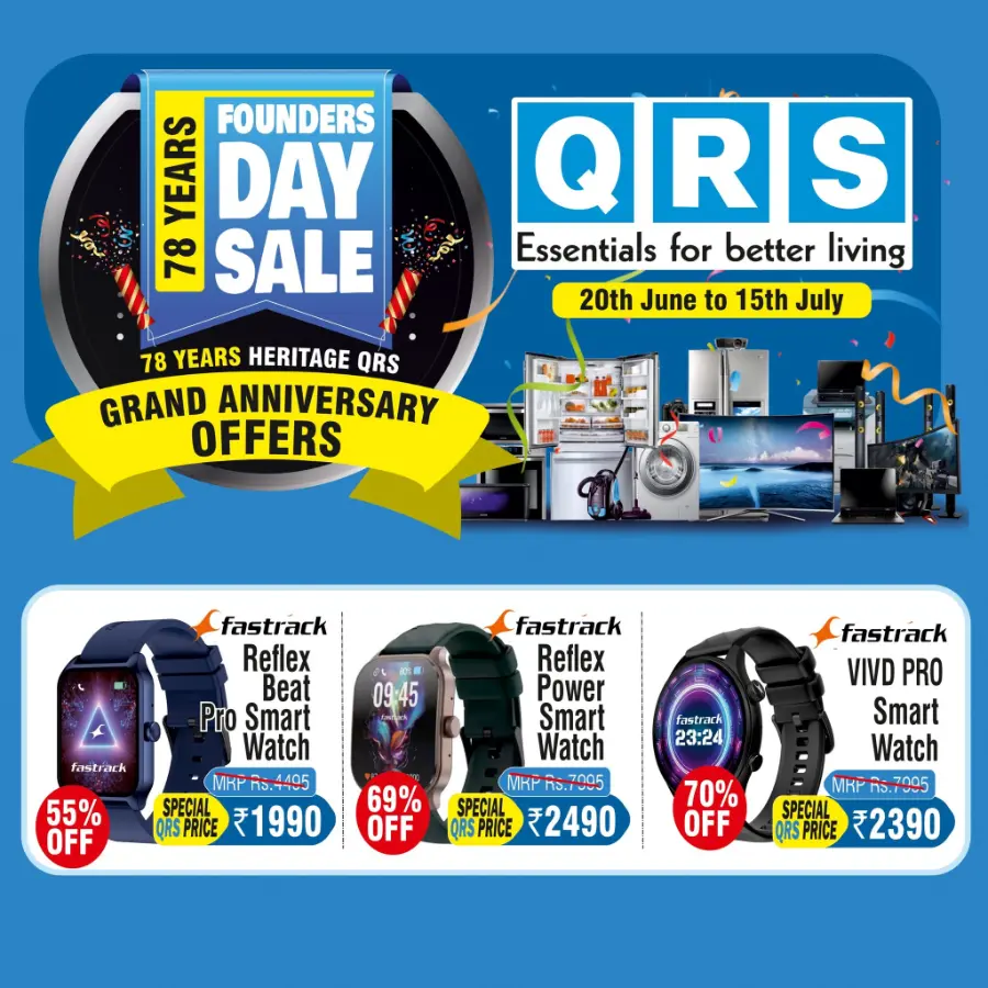 Founders Day Sale In QRS Retail undefined