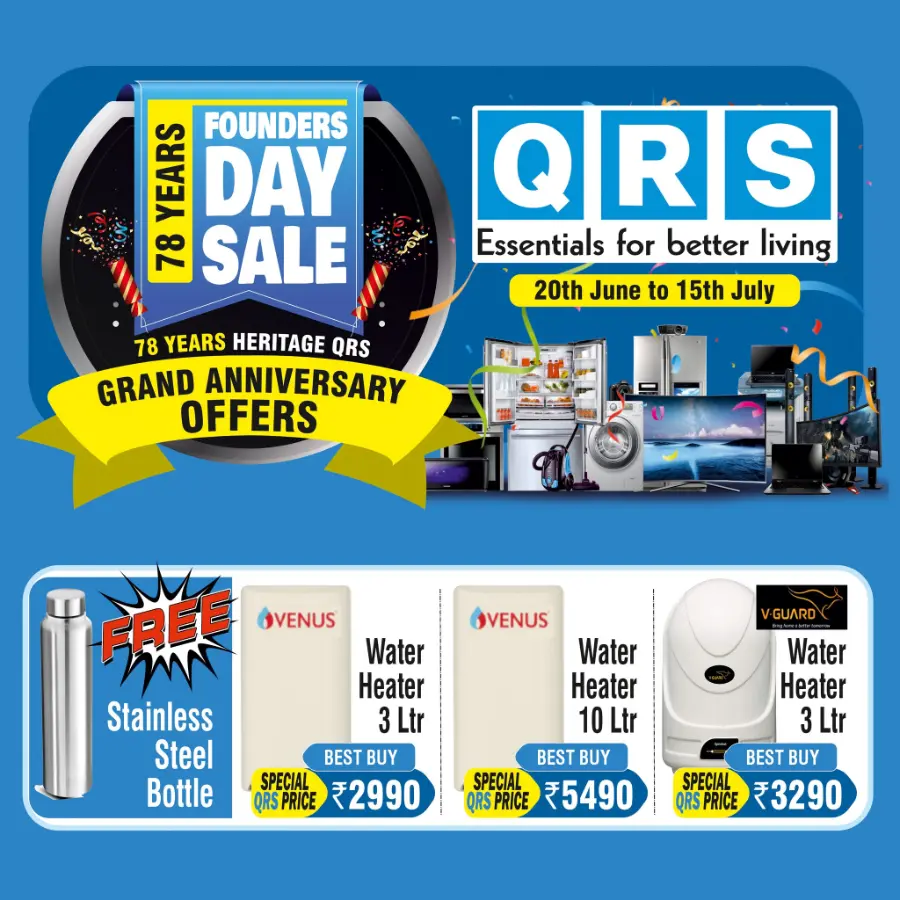 Founders Day Sale In QRS Retail undefined