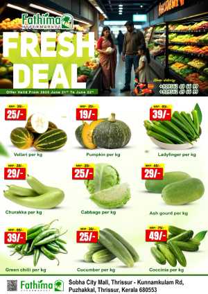 Fresh Deal In Fathima Hypermarket Thrissur