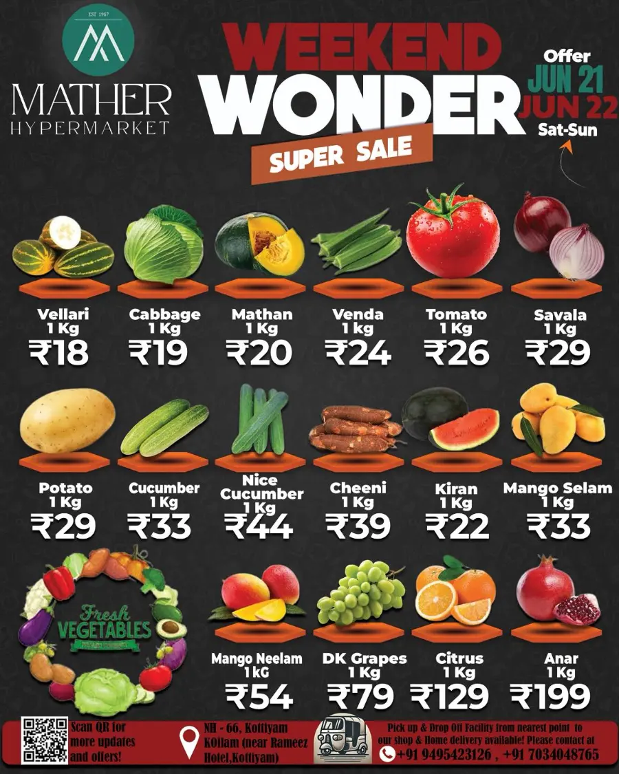 Wekend super Sale In Mather Hypermarket Kollam
