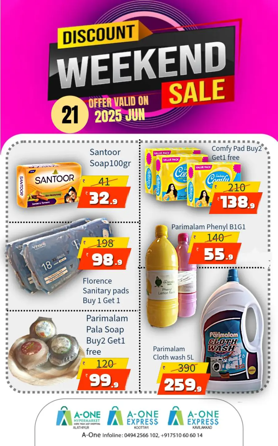 Discount Weekend Sale In A-One Hypermarket undefined