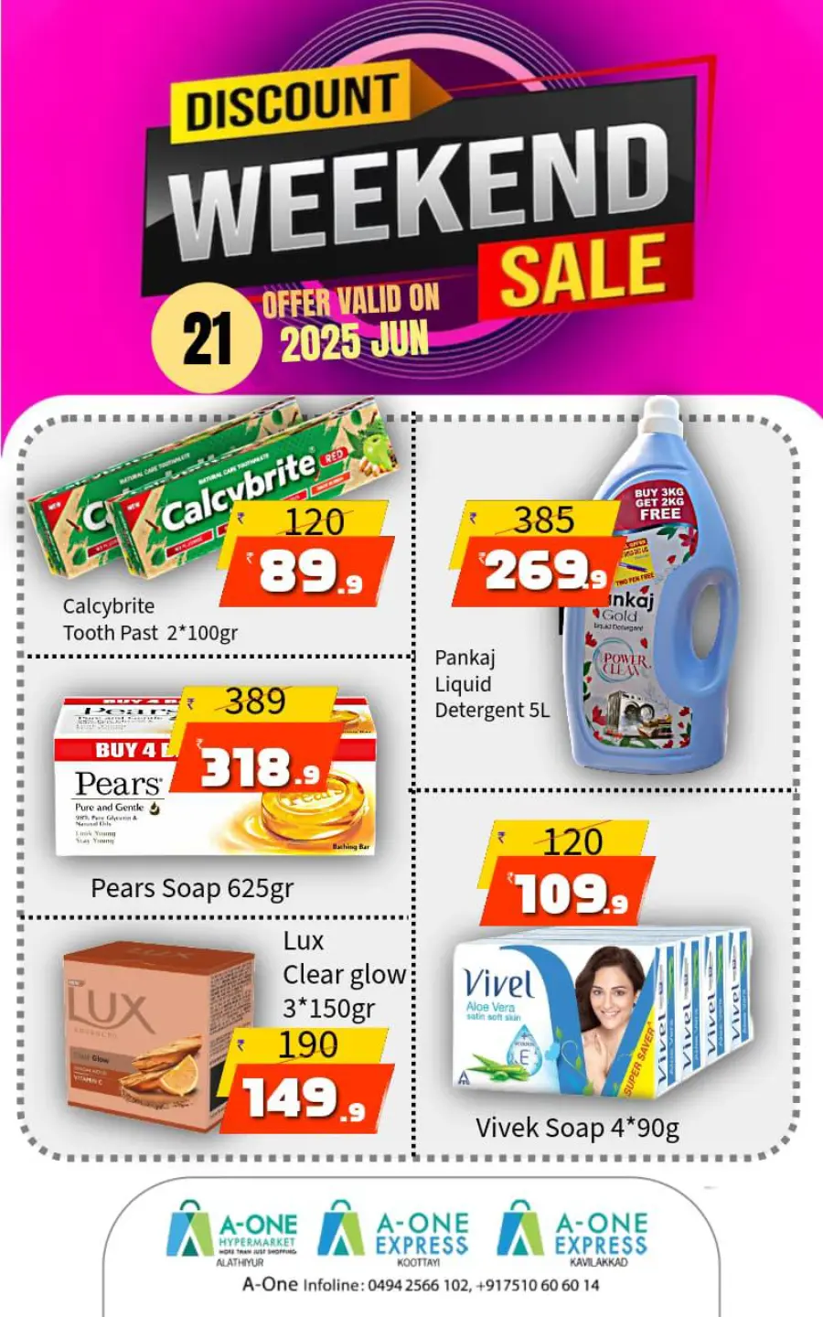 Discount Weekend Sale In A-One Hypermarket undefined