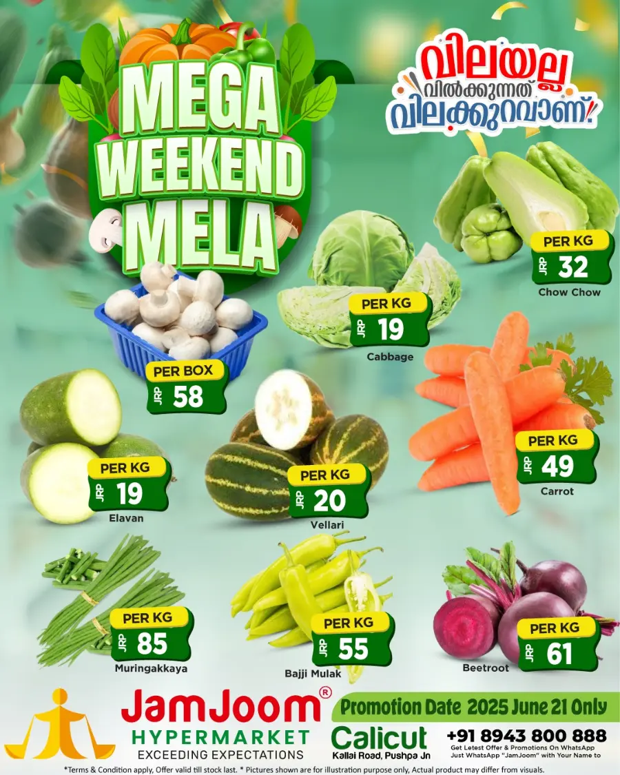 Mega Weekend Mela In JamJoom Hypermarket undefined