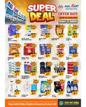 Super Deal In Maxmart Dubai