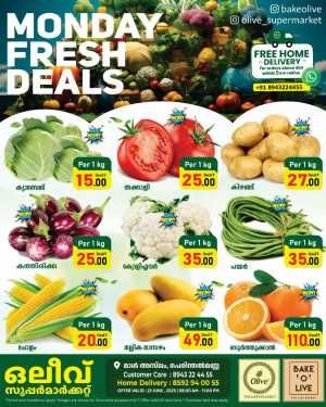 Monday Fresh Deal In OLIVE Supermarket Malappuram