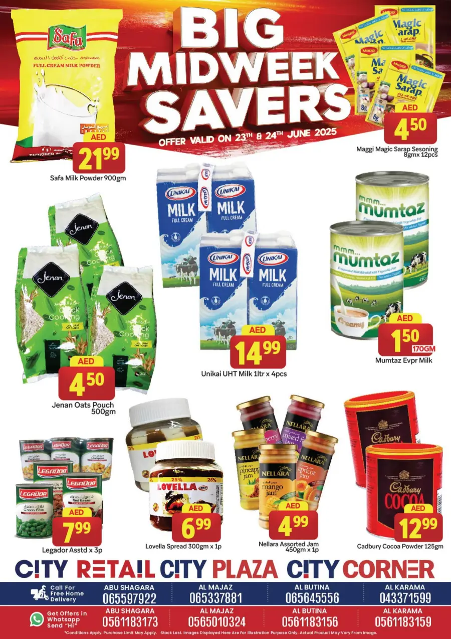 Big Midweek Savers In City Retail Dubai
