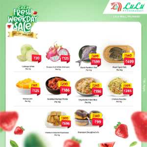 Fresh Weekday Sale In Lulu Hypermarket Palakkad