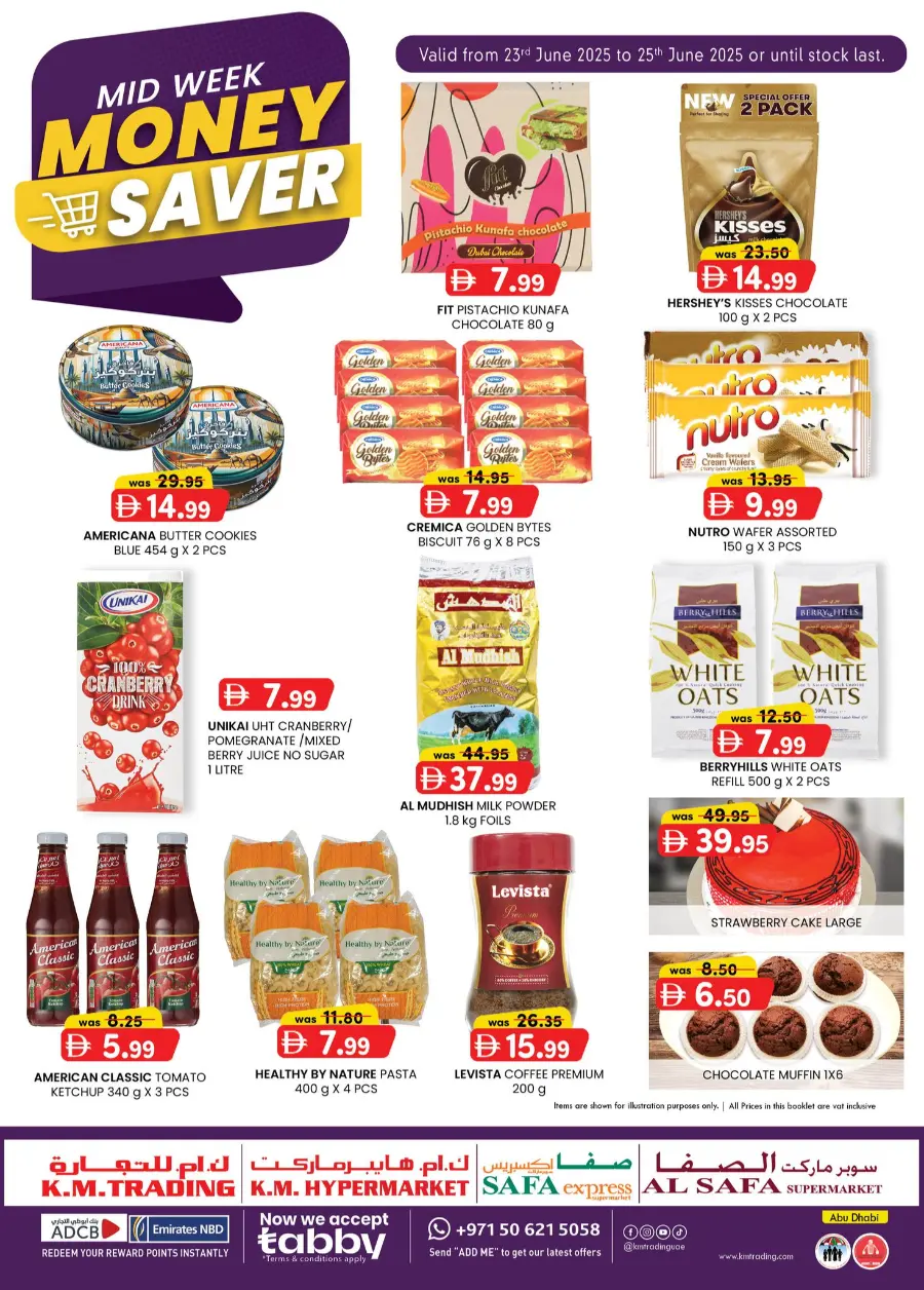 Mid Week Money Saver In K.M Trading Abu Dhabi