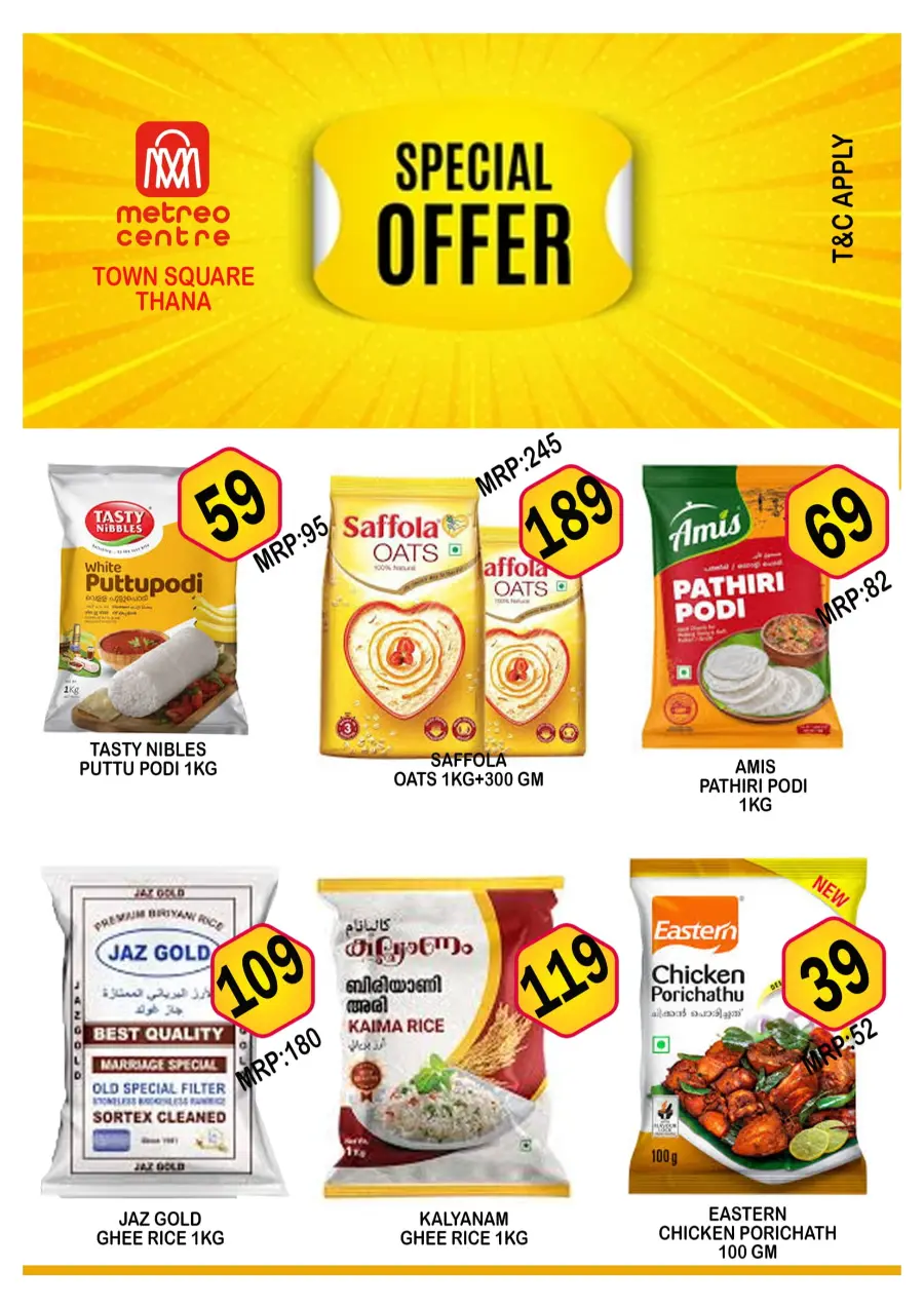 Monday offers In Metro Centre undefined