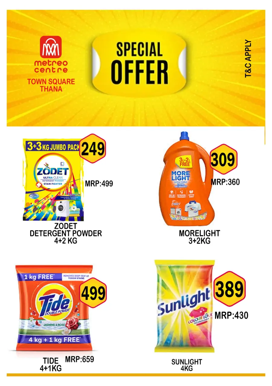 Monday offers In Metro Centre undefined