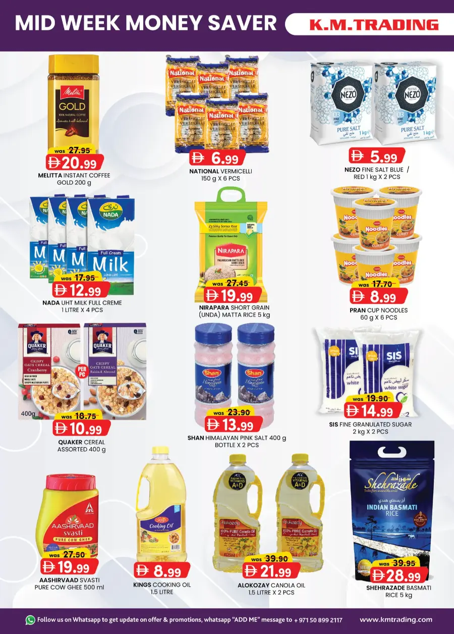 Mid Week Money Saver In K.M Trading Abu Dhabi