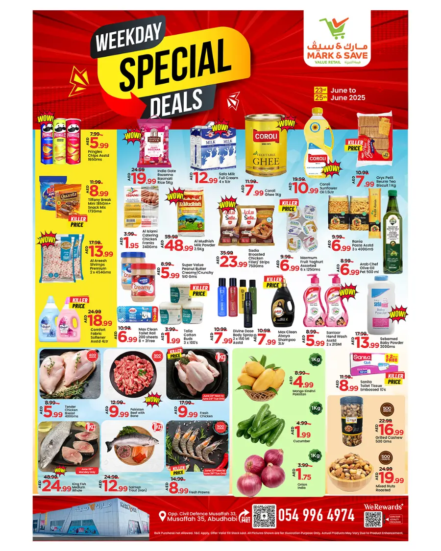 Week day special deal In Mark & Save Abu Dhabi