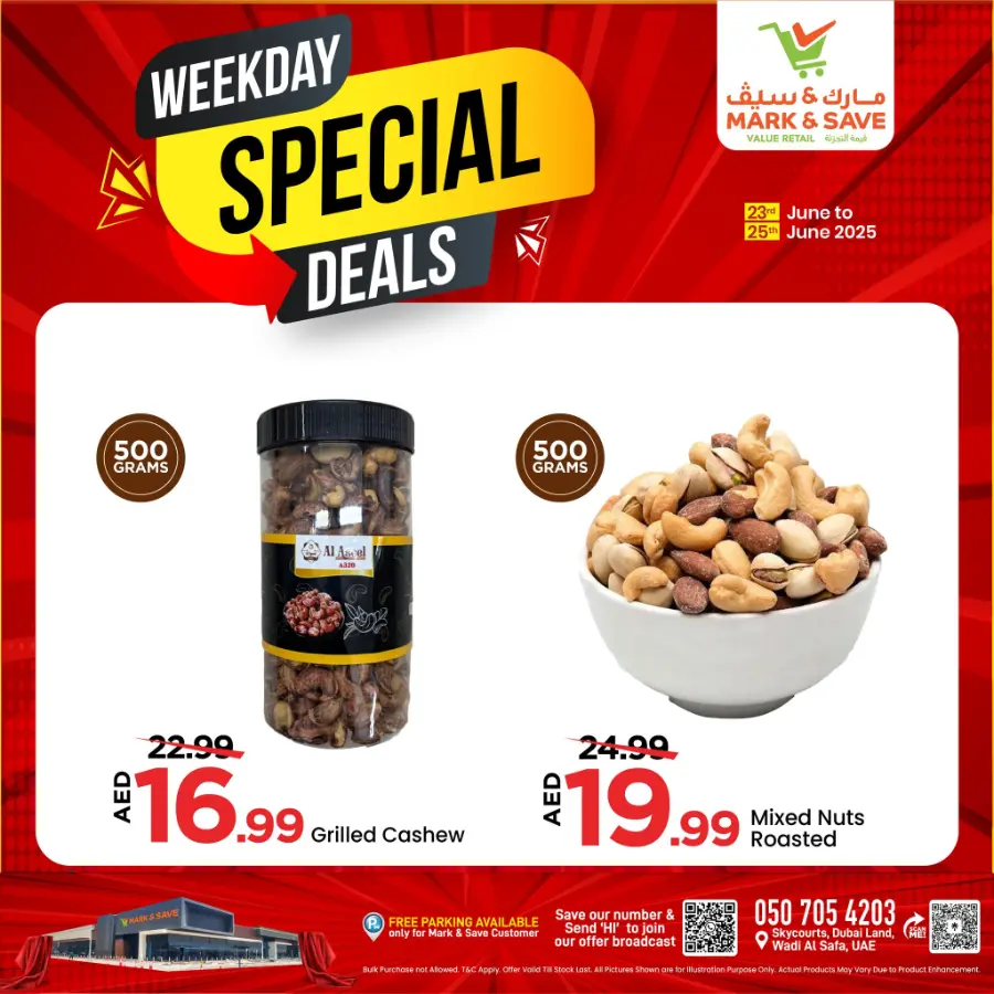 Mid week special deals In Mark & Save Dubai