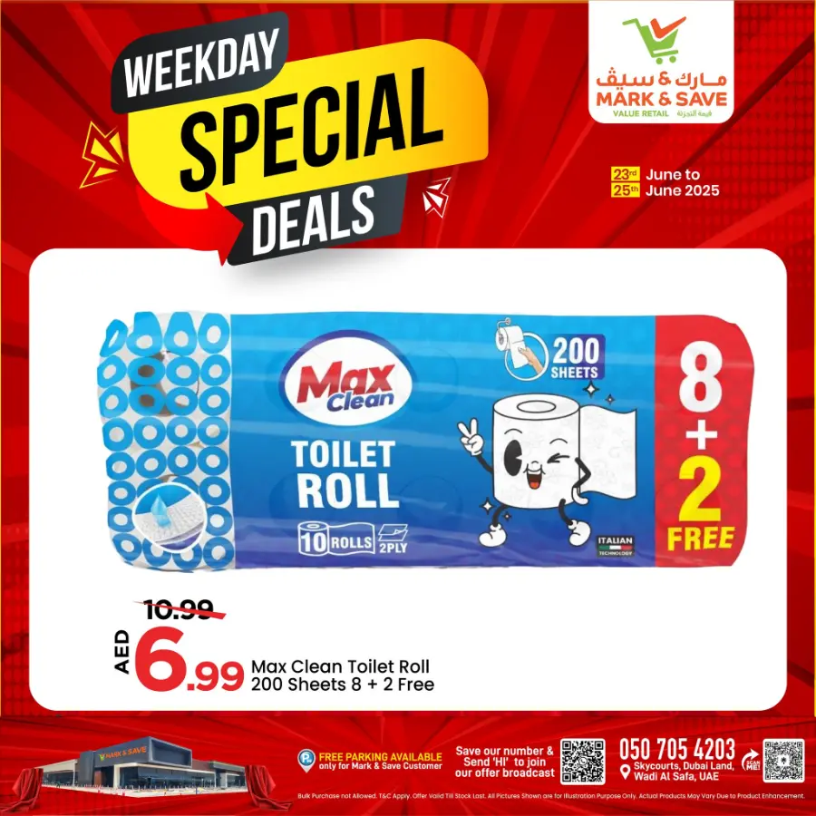 Mid week special deals In Mark & Save Dubai