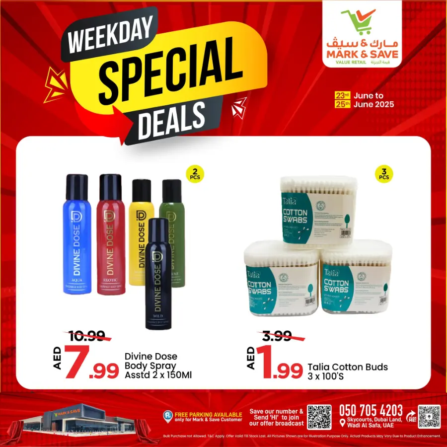 Mid week special deals In Mark & Save Dubai