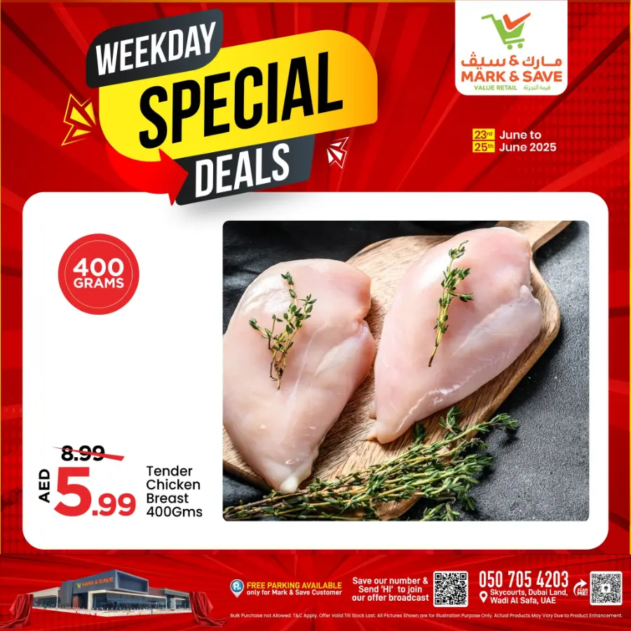 Mid week special deals In Mark & Save Dubai