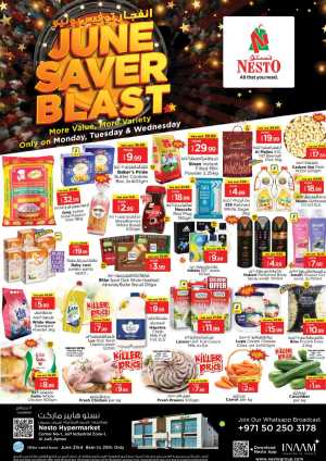More Value More Veriety In Nesto Hypermarket Sharjah / Ajman