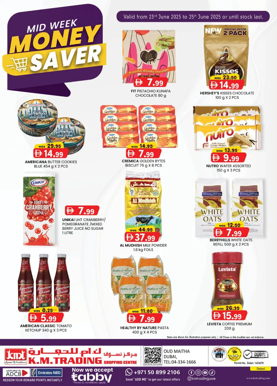Mid Week Money Saver In K.M Trading Dubai
