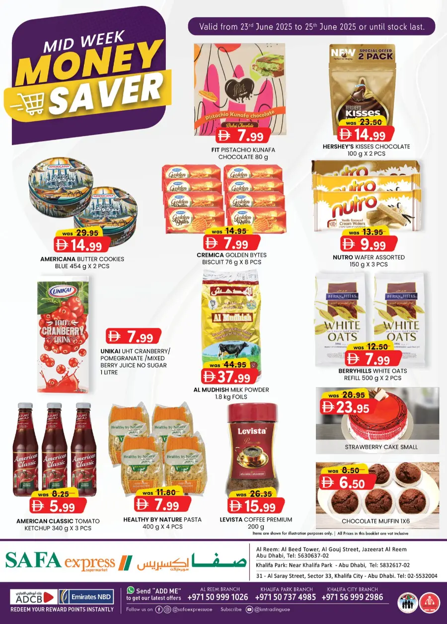 Mid Week Money Saver In SAFA Express Supermarket Abu Dhabi