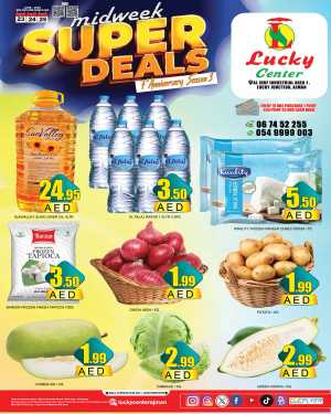 Mid week super  deal In Lucky Center Sharjah / Ajman
