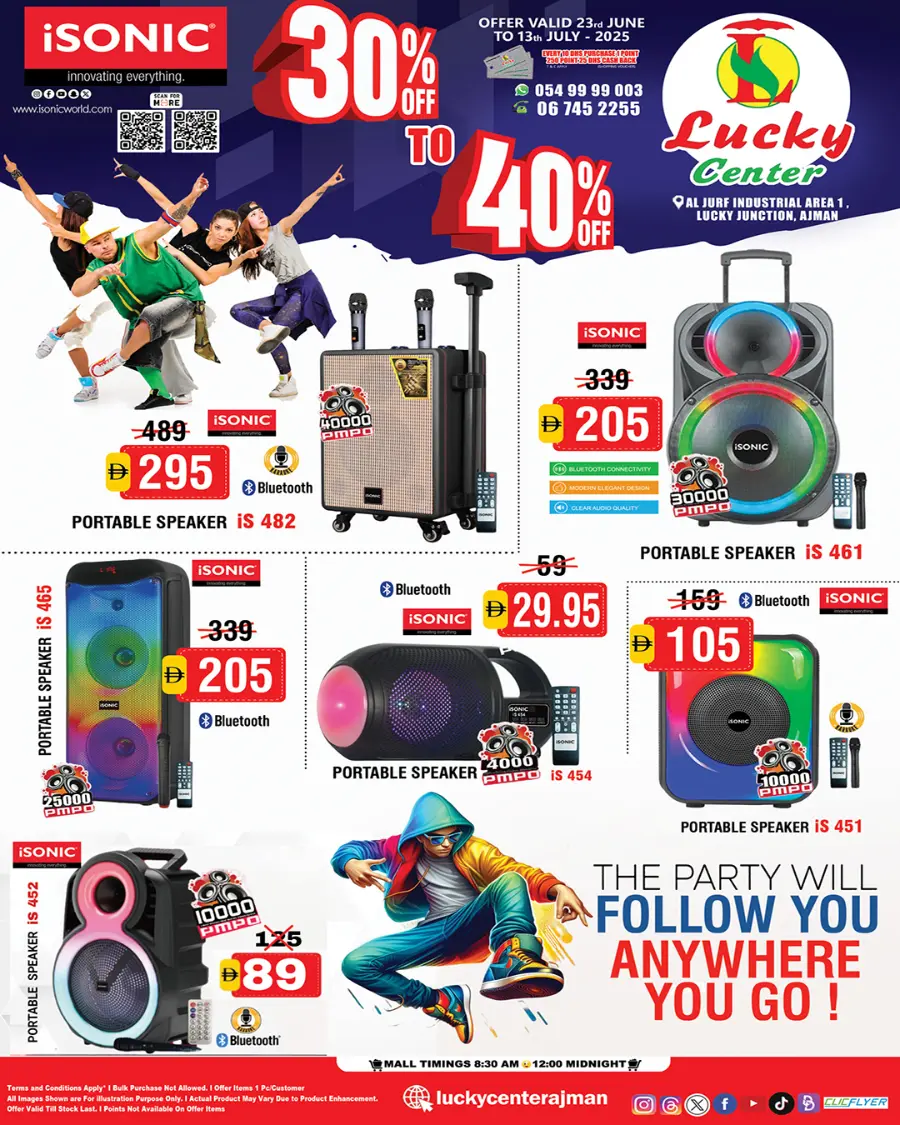 Mid week super  deal In Lucky Center Sharjah / Ajman