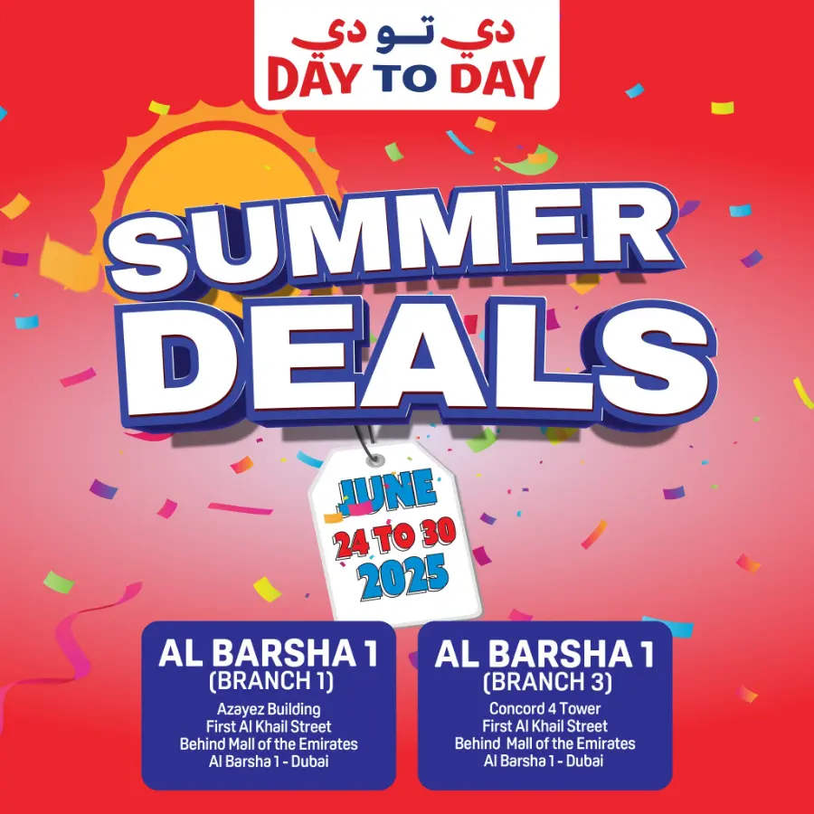 Summer Deals In Day to Day Dubai