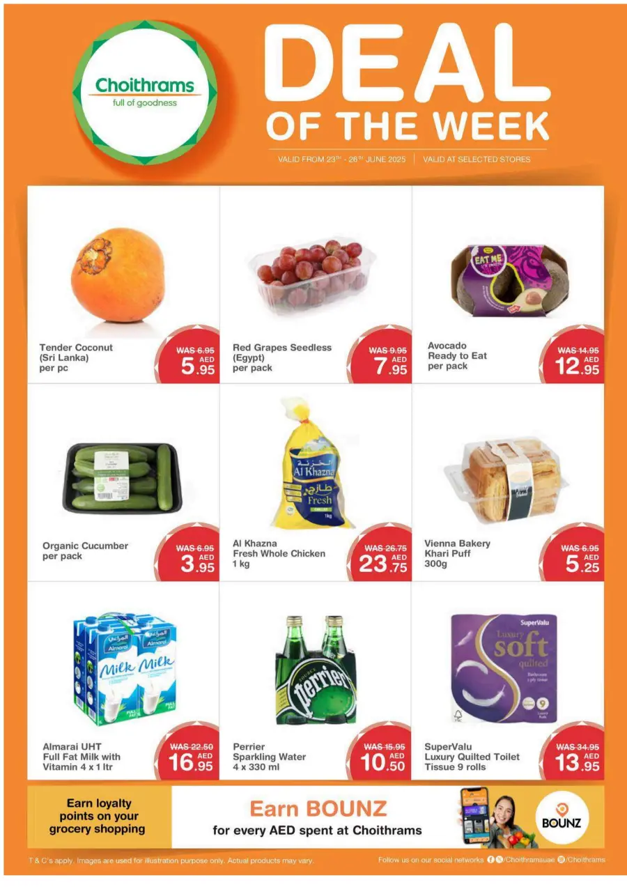 Deal of The Week In Choithrams Sharjah / Ajman