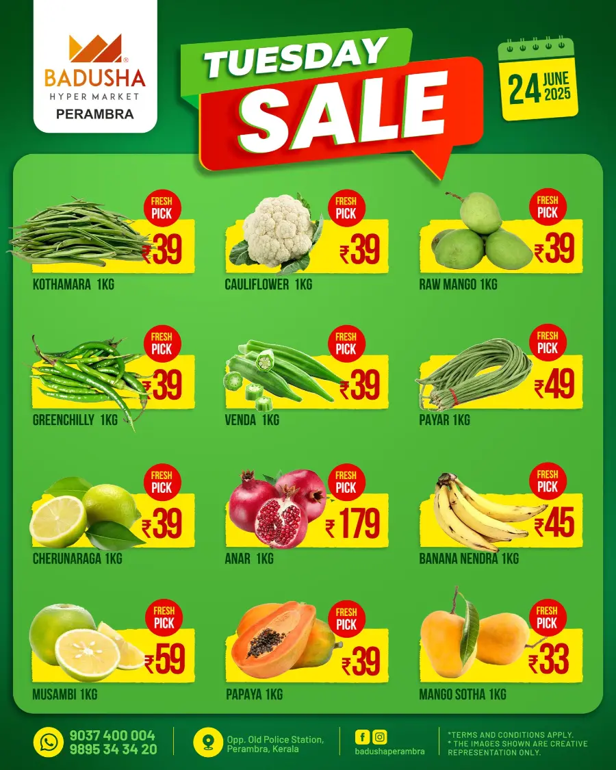 Tuesday  Sale In Badusha Hypermarket undefined