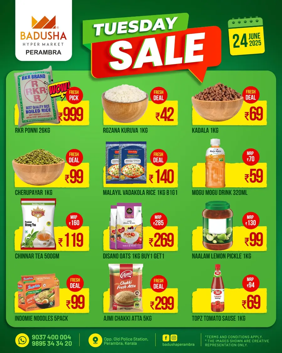 Tuesday  Sale In Badusha Hypermarket undefined