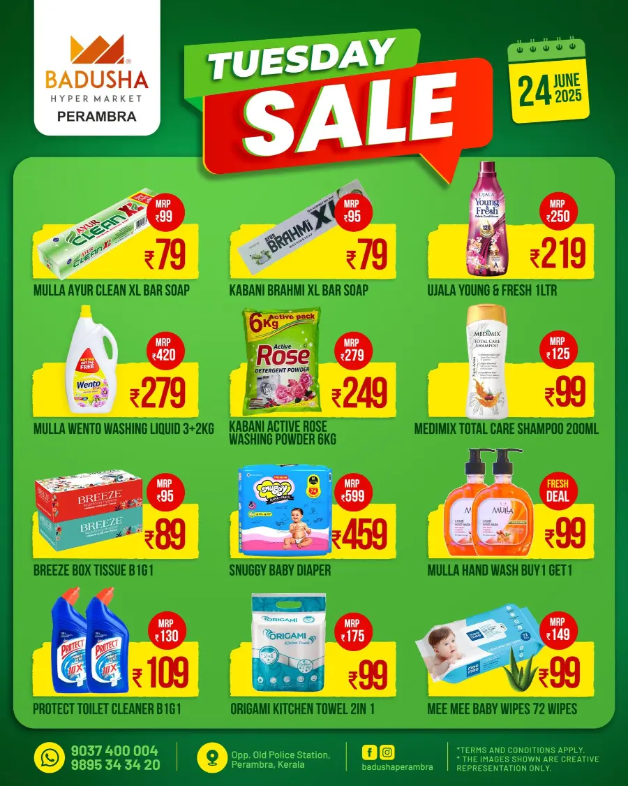 Tuesday  Sale In Badusha Hypermarket undefined