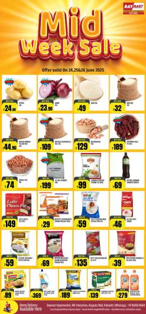 Mid Week  Sale In Daymart Hypermarket Palakkad