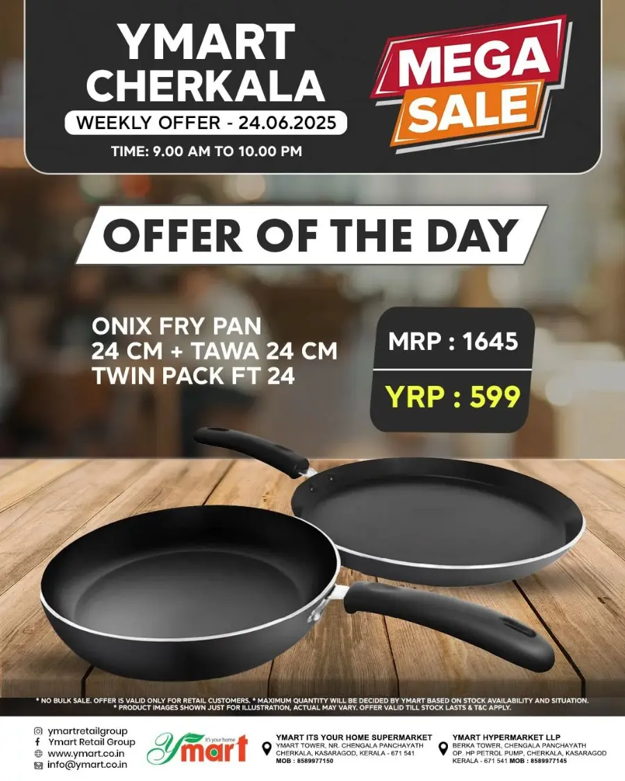 Offer Of The Day In Y Mart Hypermarket undefined
