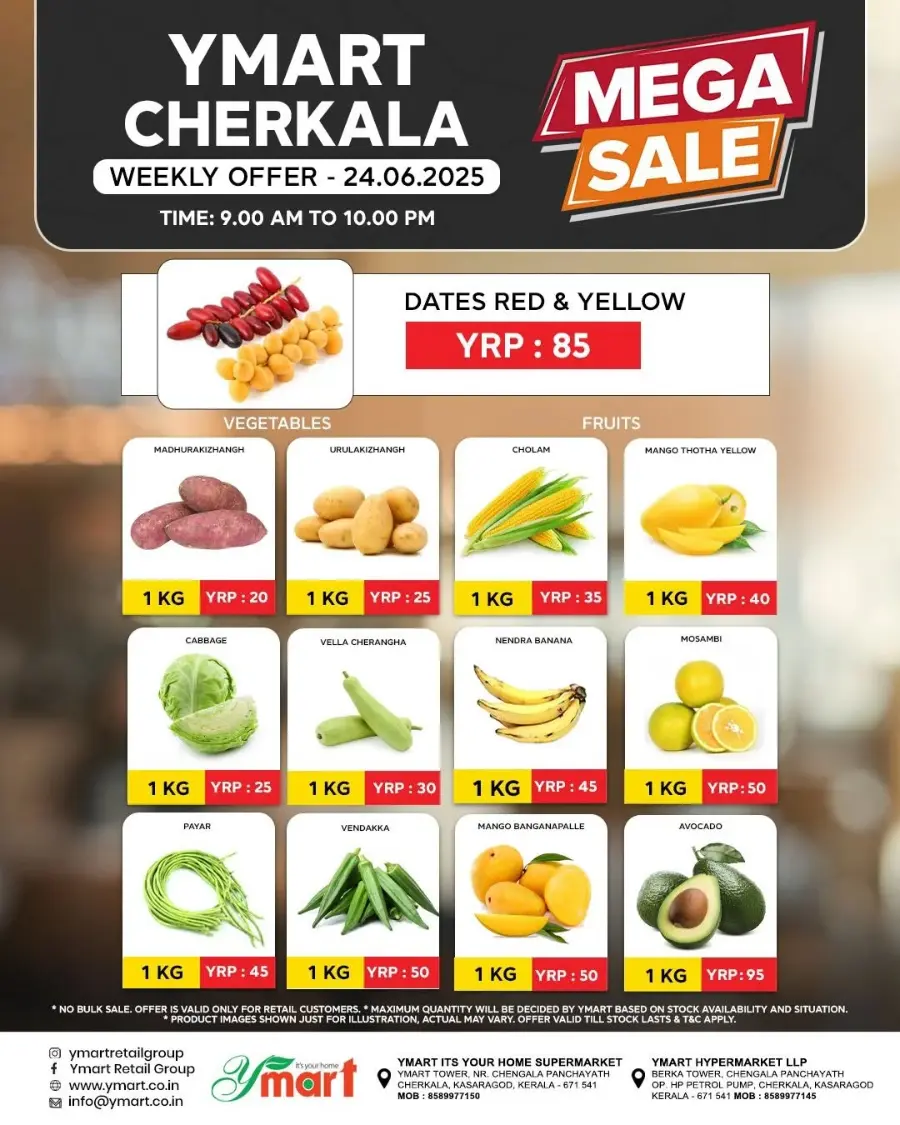 Offer Of The Day In Y Mart Hypermarket undefined
