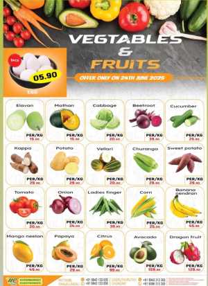 Vegtables 7 Fruits Offers In We Five Hypermarket Thrissur