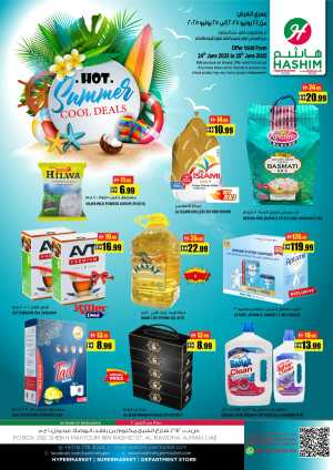 Hot Summer Cool Deals In Hashim hypermarket Sharjah / Ajman