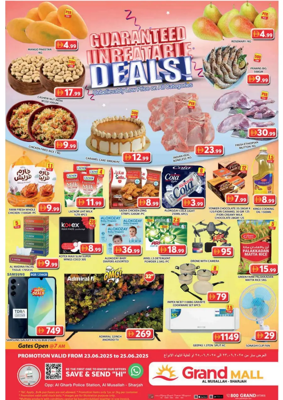 Guaranteed Unbreakable Deals In Grand Hypermarket Sharjah / Ajman