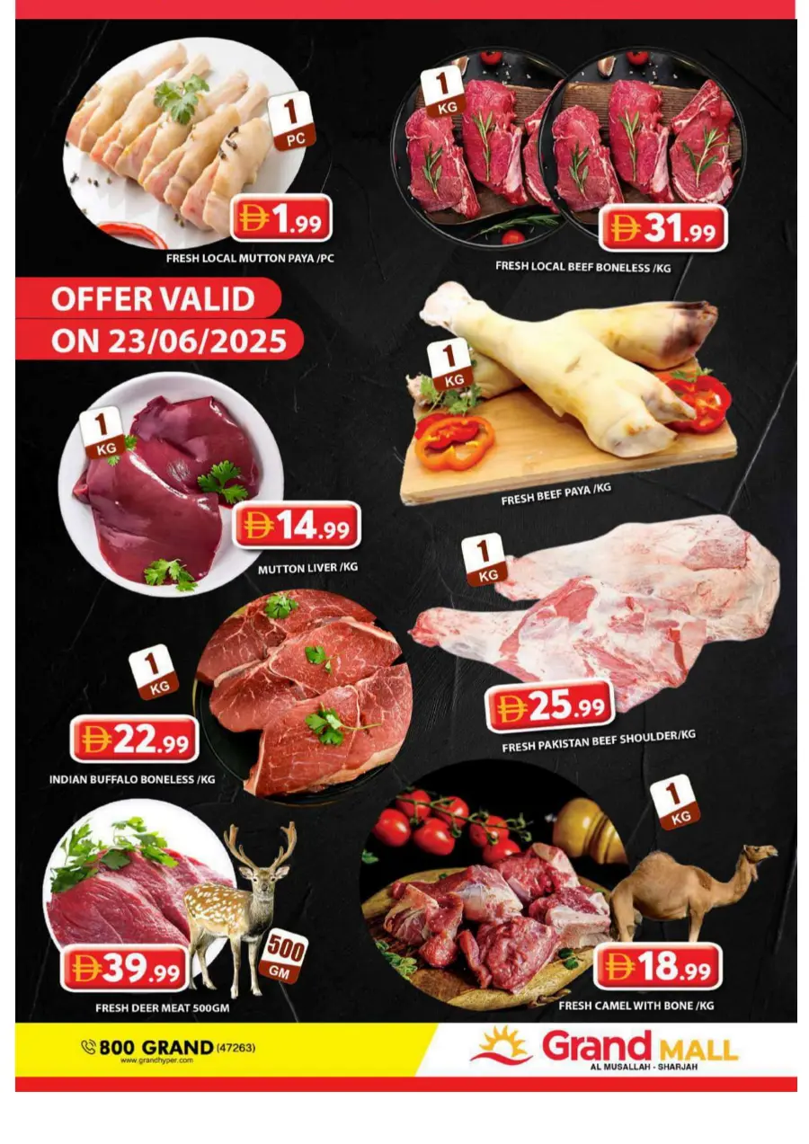 Guaranteed Unbreakable Deals In Grand Hypermarket Sharjah / Ajman