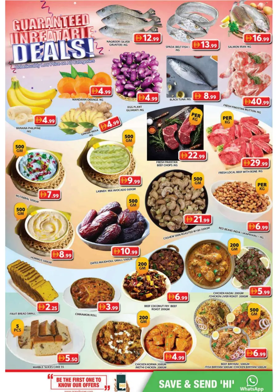 Guaranteed Unbreakable Deals In Grand Hypermarket Sharjah / Ajman