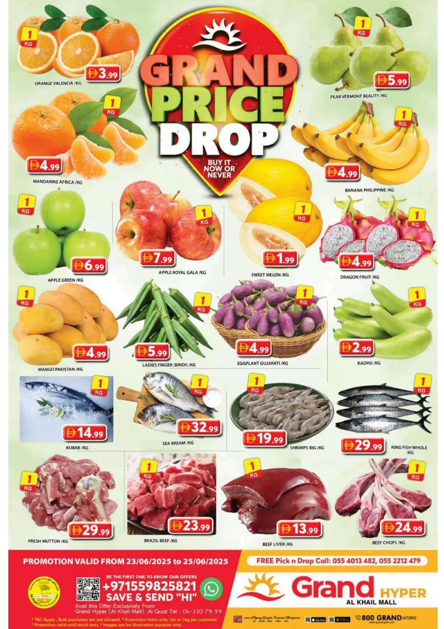 Tropical tuesday In Grand Hypermarket Dubai
