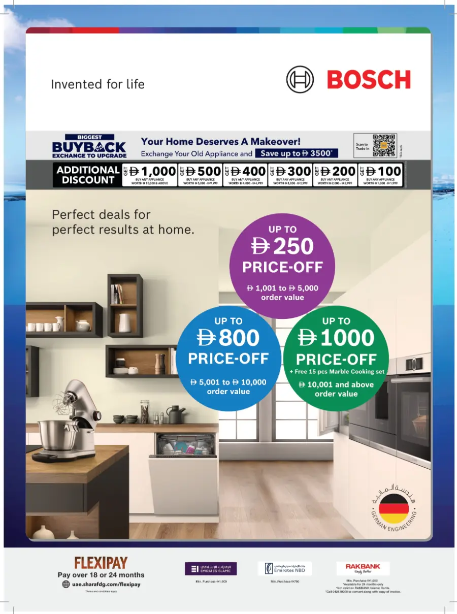 Subzero Fiesta – Extra Savings Up to AED 1000! In Sharaf DG Abu Dhabi