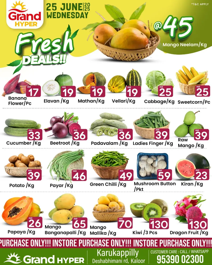 Fresh Deal In Grand Hypermarket Kannur